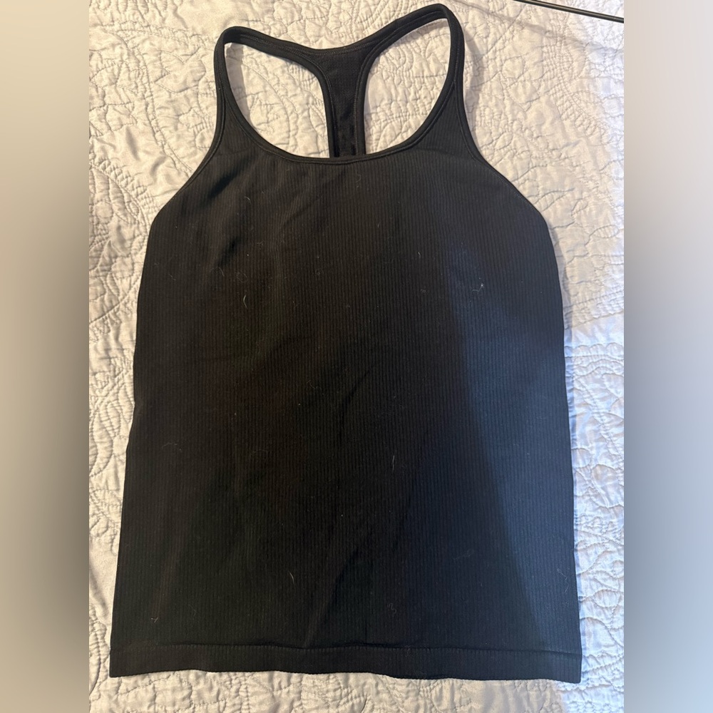 Athleta Black Racerback Tank Top